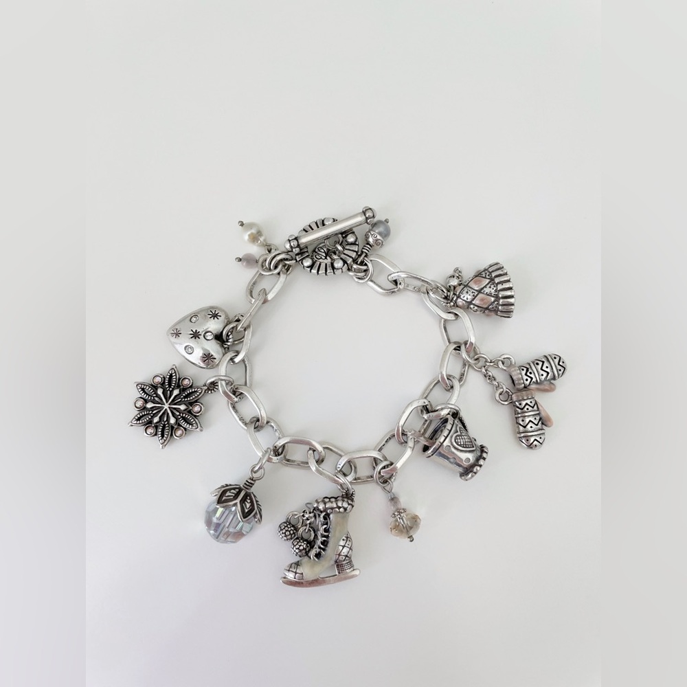 Brighton Winter Themed Charm Bracelet - Picture 2 of 5